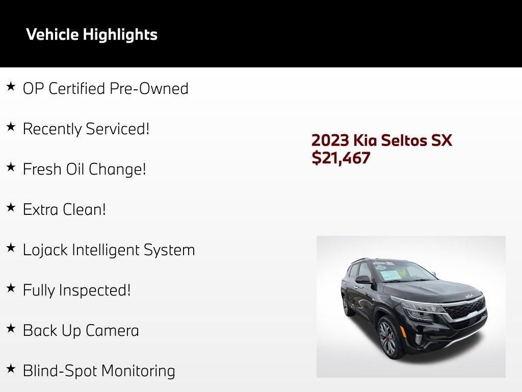 2023 Kia Seltos SX