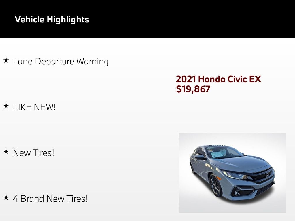 2021 Honda Civic EX