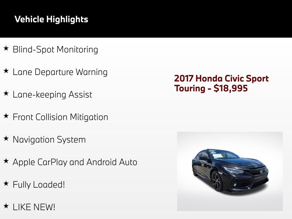 2017 Honda Civic Sport Touring
