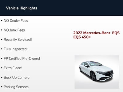2022 Mercedes-Benz EQS 450 Base