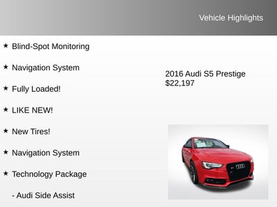 2016 Audi S5 3.0T Prestige quattro