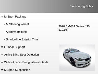 2020 BMW 4 Series 430i