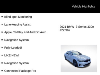2021 BMW 3 Series 330e iPerformance