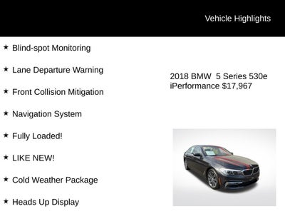 2018 BMW 5 Series 530e iPerformance