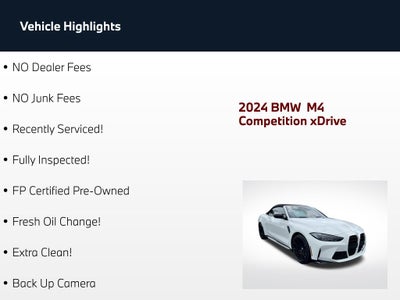 2024 BMW M4 Competition