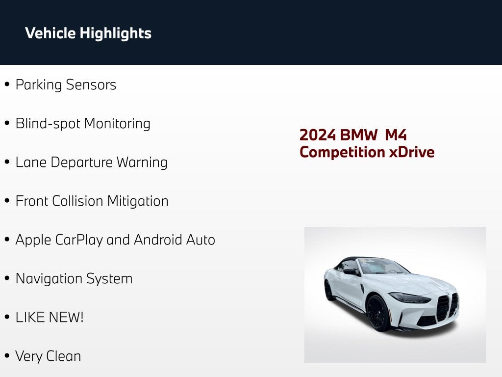 2024 BMW M4 Competition
