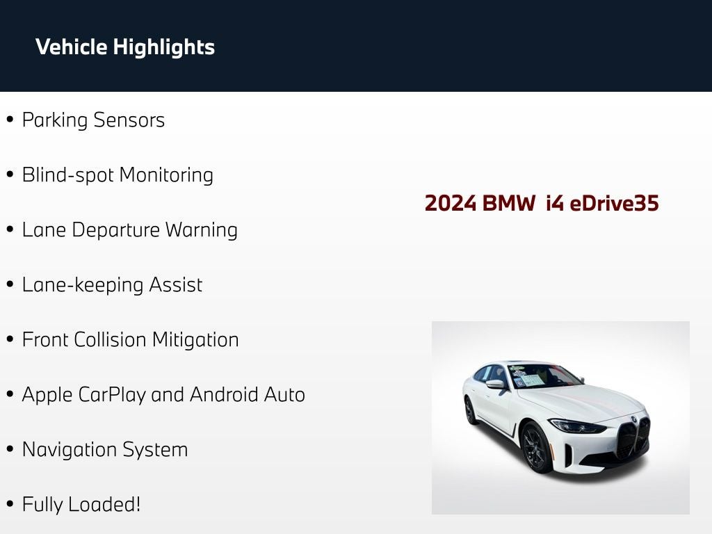 2024 BMW i4 eDrive35