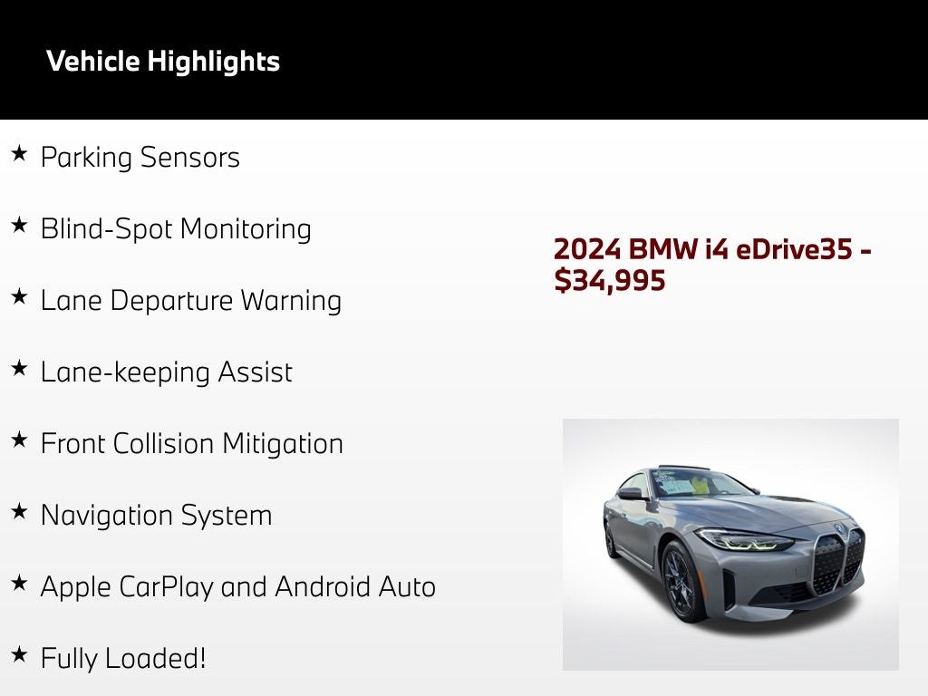 2024 BMW i4 eDrive35