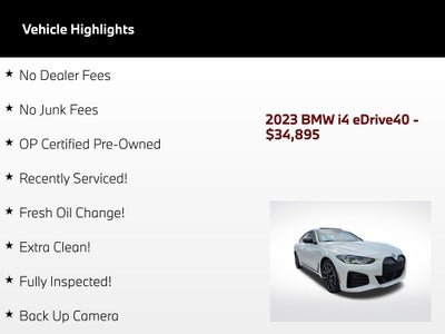 2023 BMW i4 eDrive40