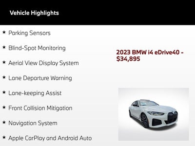 2023 BMW i4 eDrive40