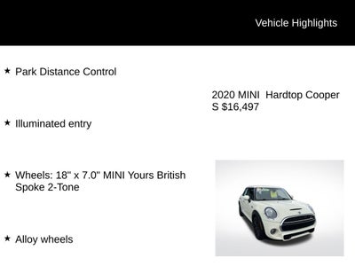 2020 MINI Hardtop 4 Door Cooper S