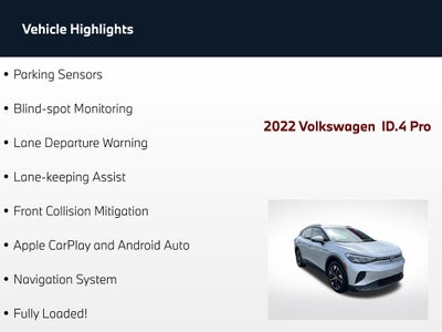 2022 Volkswagen ID.4 Pro