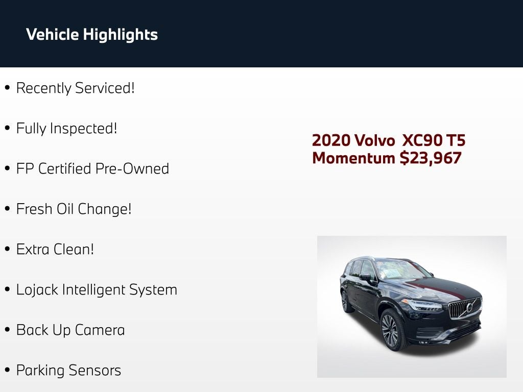 2020 Volvo XC90 T5 Momentum