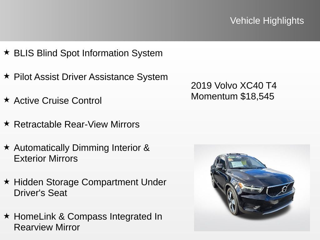 2019 Volvo XC40 Momentum